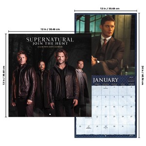 Trends International 2025 Supernatural Wall Calendar: Monthly Planner, 12x12 Inches, Multicolored, Saddle Stitch Binding - 1 of 4