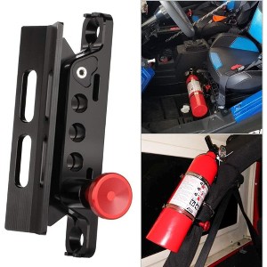Roll Bar Fire Extinguisher Mount Holder Adjustable Quick Release Bracket Compatible for ATV/Utv/Jk/Jl Vehicle 1 Set red - 1 of 2