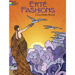 Erte Fashions Coloring Book - (Dover Fashion Coloring Book) by  Erté (Paperback) - 1 of 1