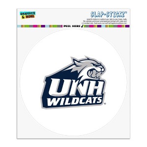 UNH Secondary Logo  Automotive Car Window Locker Circle Bumper Sticker - 1 of 4