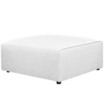 target white ottoman