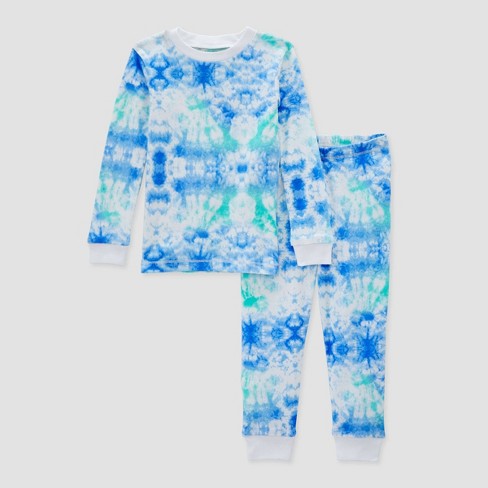 profiel Regenjas Wijzer Burt's Bees Baby® Boys' Pajama Set - Tie-dye Blue 10 : Target