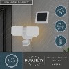 VAXCEL Solar Powered Outdoor Security LED Flood Light White, Motion Sensor, Dusk to Dawn, Battery Backup - 4 of 4