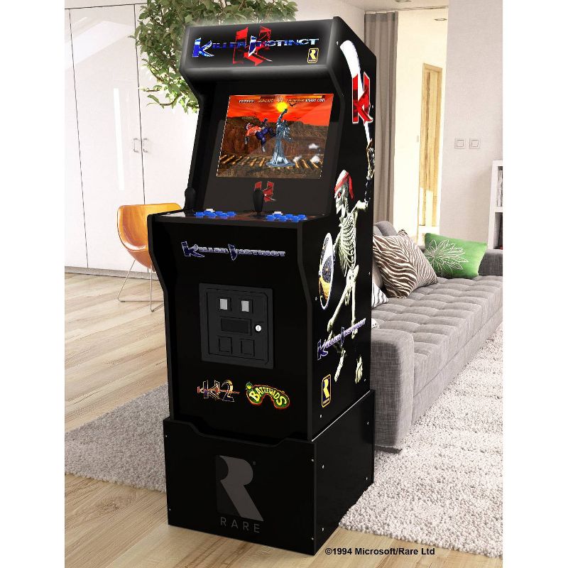 Arcade1Up Killer Instinct Home Arcade with Riser and Stool, 5 of 6