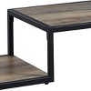NicBex Rustic TV Stand with 2 Doors and Open Storage Entertainment Center Media Console for Living Room, Bedroom - 3 of 4