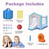 Infans Kids Bounce House with Slide Basketball Rim Manual Pump 350W Blower Included - 4 of 4