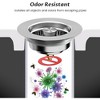 Ridstar 306 Stainless Steel 3-in-1 Clog-Resistant Sink Strainer Basket with Water-Holding and Debris-Filtering Functions-White - 2 of 4
