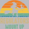 Men's Design By Humans Regulators Mount Up Halloween Witch By RedBirdLS Tank Top - 2 of 4