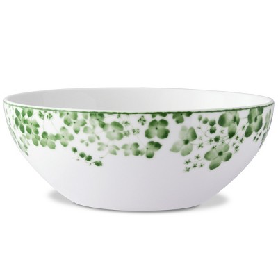Noritake Bloomington Road Green Round Vegetable Bowl