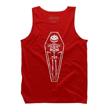 Men's Design By Humans Dead halloween By Barmalizer Tank Top