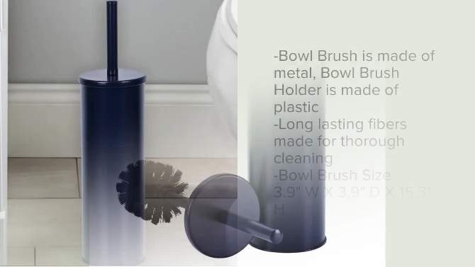 Reese Ombre Bowl Bathroom Brush - Popular Bath Popular Home, 6 of 8, play video