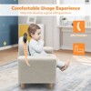 Infans Kids Panda Sofa Wooden Armrest Chair Couch w/ Thick Cushion Beech Legs Gift - 3 of 4