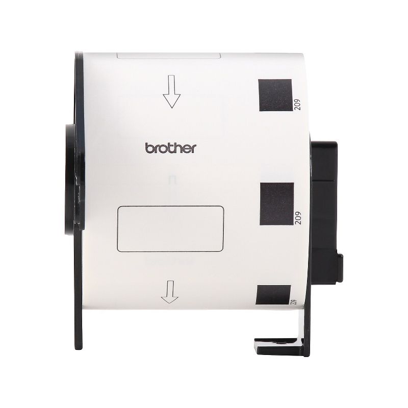 Brother DK-1209 Small Address Paper Labels 2-4/10" x 1-1/10" Black on White 800 Labels/Roll 3, 5 of 6