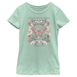 Girl's Lost Gods Positive Day Butterfly T-Shirt - 1 of 4