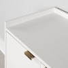South Shore 31.75" Decorative Storage Cabinet Pure White: Laminate Finish, 2-Shelf Accent Cabinet - 3 of 4