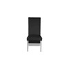 Meridian Furniture,Porsha Vegan Leather Dining Chair, Set of 2 - 4 of 4