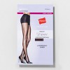 Hanes Premium Women's Sheer High-waist Shaping Pantyhose - Black L : Target