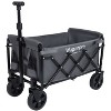 ORRD Expandable Dual-Layer Foldable Utility Wagon with Extra Storage for Camping, Shopping & Sports, Gray - 3 of 4