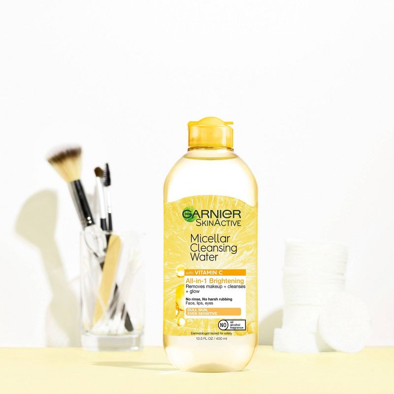 Garnier SkinActive Micellar Vitamin C Cleansing Water to Brighten Skin, 4 of 10