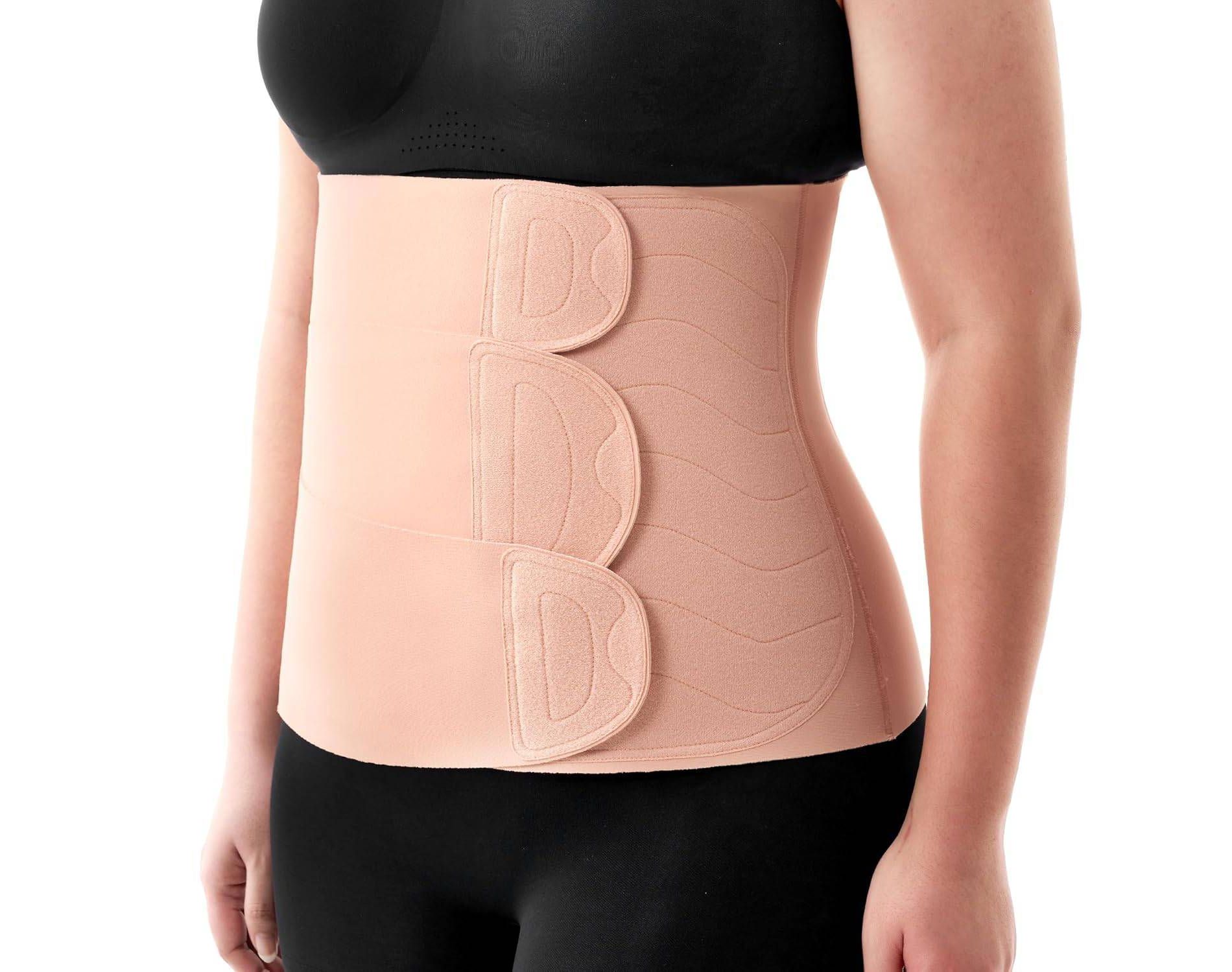 Momcozy 3D Abdomen Lifting & Ergonomic Back Support Abdominal Binder Maternity Garment - Beige