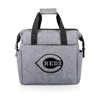 MLB Cincinnati Reds On The Go Soft Lunch Bag Cooler - Heathered Gray