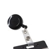 SICURIX Standard ID Badge Reels, Round Belt Clip Strap, Black, Pack of 25 - 4 of 4