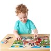 Melissa & Doug Jigsaw Puzzle 3pc Bundle Farm And Construction And Pets ...