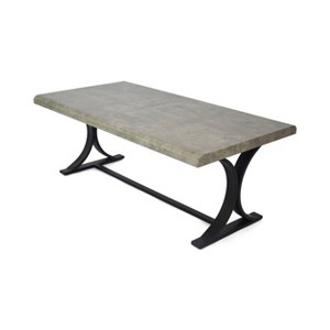 Alotian Modern Contemporary Coffee Table Concrete - Christopher Knight Home