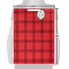 20" Red Buffalo Plaid Jumbo Christmas Gift Bag: Multicolored Paper, Classic Pattern, 20x14.75x8.25, American Greetings - 4 of 4