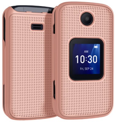 Nakedcellphone Hard Case for Alcatel Go Flip 4, TCL FLIP Pro, TCL Classic, TCL Flip Go - Rose Gold