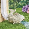 Collections Etc Hand-Painted Detailed Antiqued Patina Fish Downspout Cover - 2 of 3