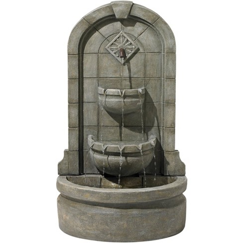 Outdoor Wall Water Fountain 41, Resin Outdoor Wall Fountains