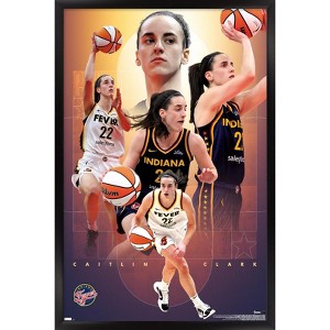 Trends International WNBA Indiana Fever - Caitlin Clark 25 Framed Wall Poster Prints - 1 of 4