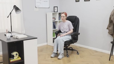 Vinsetto 7-Point Vibrating Massage Office Chair Computer Chair with Lumbar  Support, Footrest, Reclining Back, Adjustable Height : Target