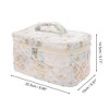 Unique Bargains Bow Handheld Quilting Makeup Bag Set 3 Pcs - 4 of 4