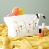 Bright Creations 6 Pack Canvas Makeup Bags with Zipper - Cotton Cosmetic Bags for Toiletries, DIY Crafts, Travel (White, 11.75 x 5.5") - 3 of 4