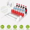 NewHome"Spring-Loaded Beverage Dispenser, Adjustable Drink Holder for Fridge, Holds 25 Cans/Bottles"White - 4 of 4
