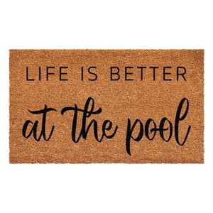 Calloway Mills Life is Better at The Pool Doormat - 1 of 2