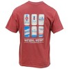 Mens Natural Light Beer Natural History Pocket T-Shirt - 2 of 4