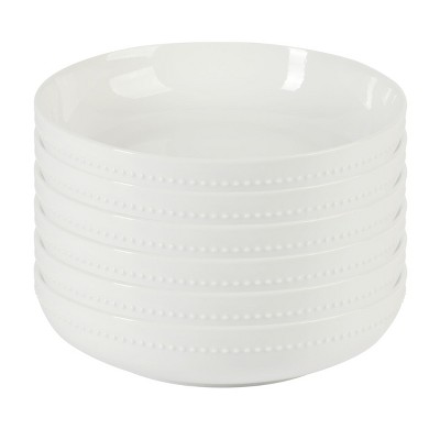 Gibson Our Table Simply White Porcelain 2.4 Inch Salt And Pepper Shakers :  Target