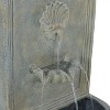 Sunnydaze 27"H Electric Polystone Seaside Outdoor Wall-Mount Water Fountain, Limestone Finish - image 3 of 4