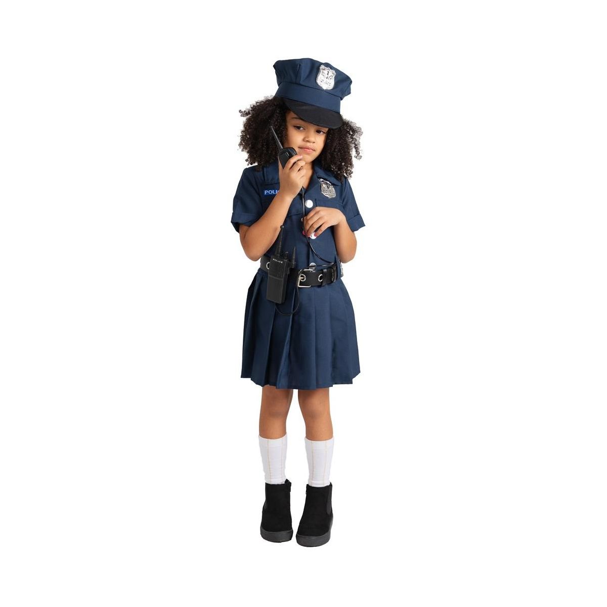 Dress Up America Police Officer Costume for Toddler Girls - thumbnail 2
