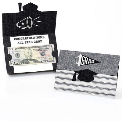 Big Dot of Happiness All Star Grad - Graduation Party Money Holder Cards - Set of 8