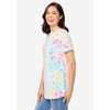 Woman Within Plus Size Perfect Printed Short-Sleeve Crewneck Tee - 4 of 4