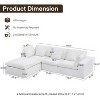 Tribesigns 118" L-Shaped Modular Sectional Sofa - 3 of 4