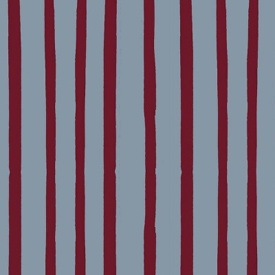 Waverly Stripe Berry Ocean