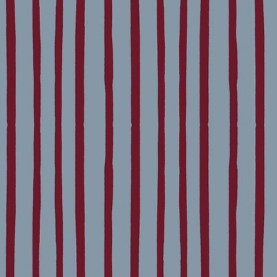 Waverly Stripe Berry Ocean