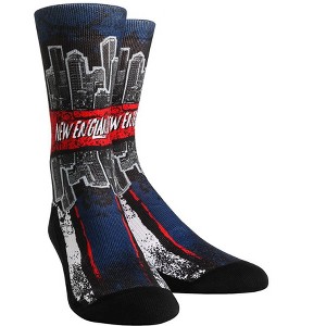 Rock Em Elite City New England - Gridiron Skyline Crew Socks - 1 of 2