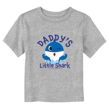 Toddler's Baby Shark Daddy's Little Shark T-Shirt