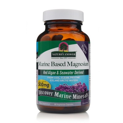 Nature's Answer Plant Based Mag Caps 500 Mg - 90 ct